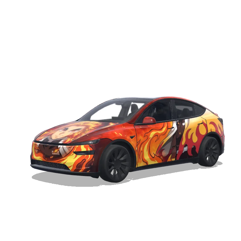 Tesla Model Y (2025+ Premium) custom wrap design