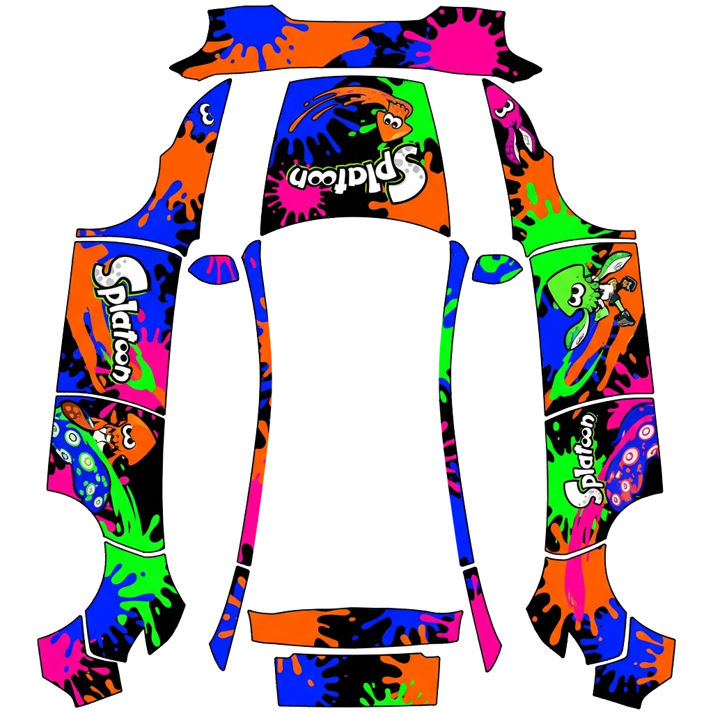 Model Y Wrap Design - flat wrap PNG for Model Y (2025+ Premium) Paint Shop