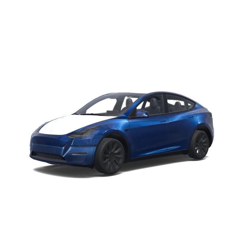 Tesla Model Y custom wrap design