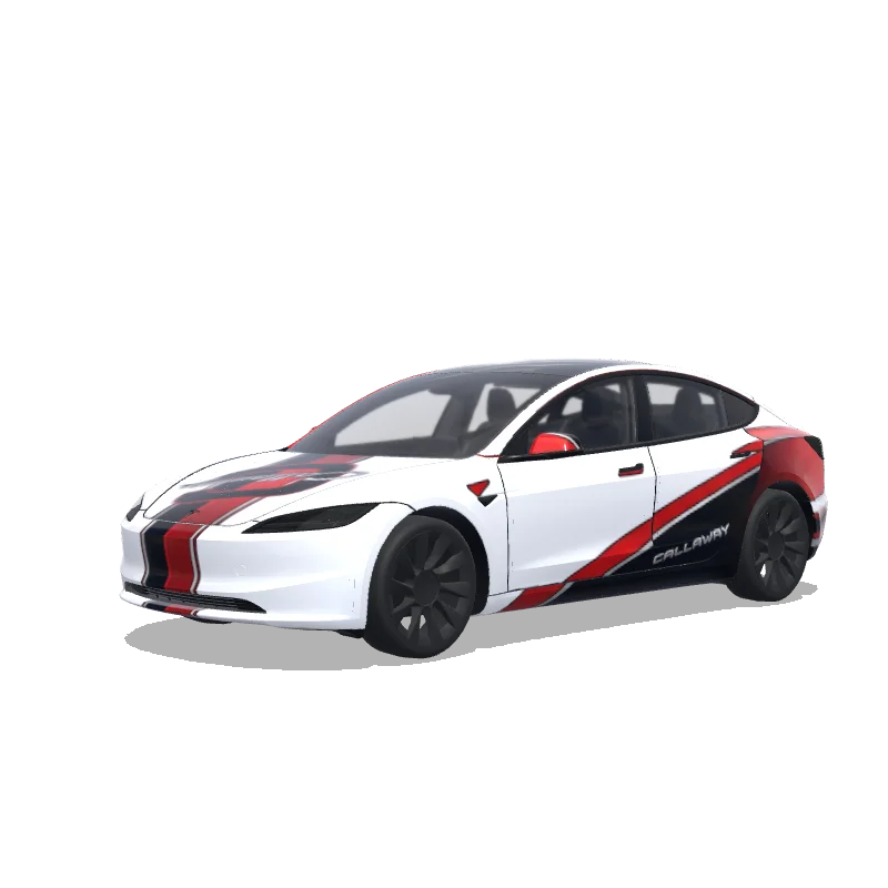 Tesla Model 3 (2024+ Standard/Premium) custom wrap design
