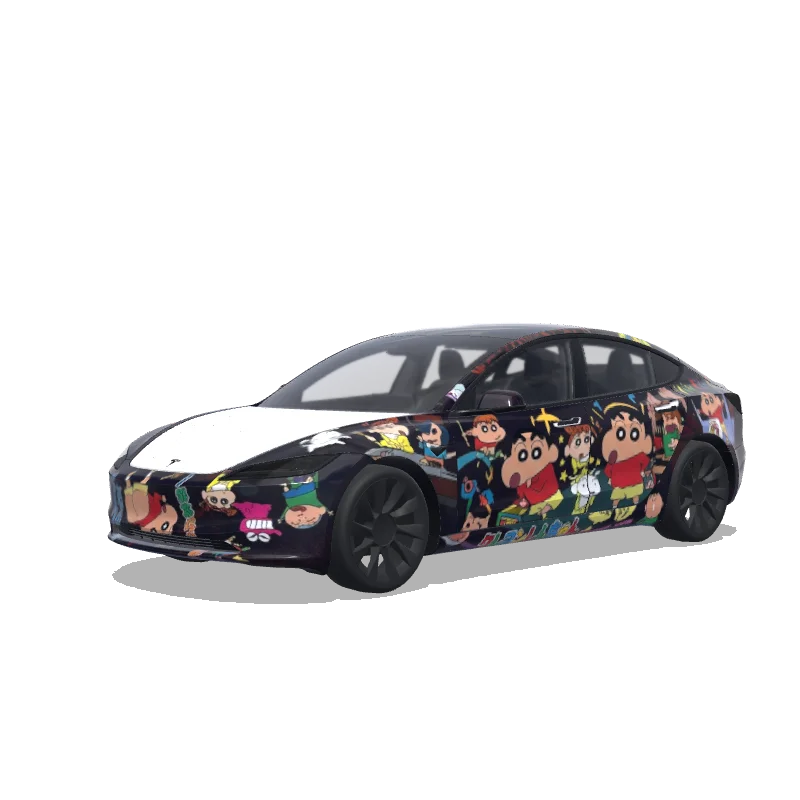 Tesla Model 3 (2024+ Standard/Premium) custom wrap design