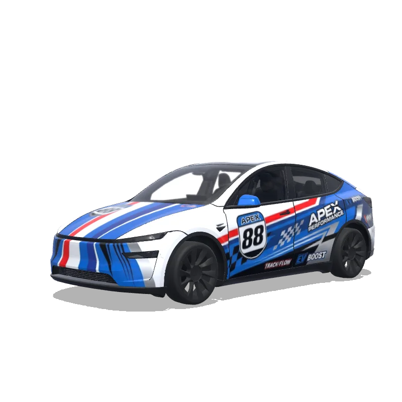 Tesla Model Y (2025+ Premium) custom wrap design