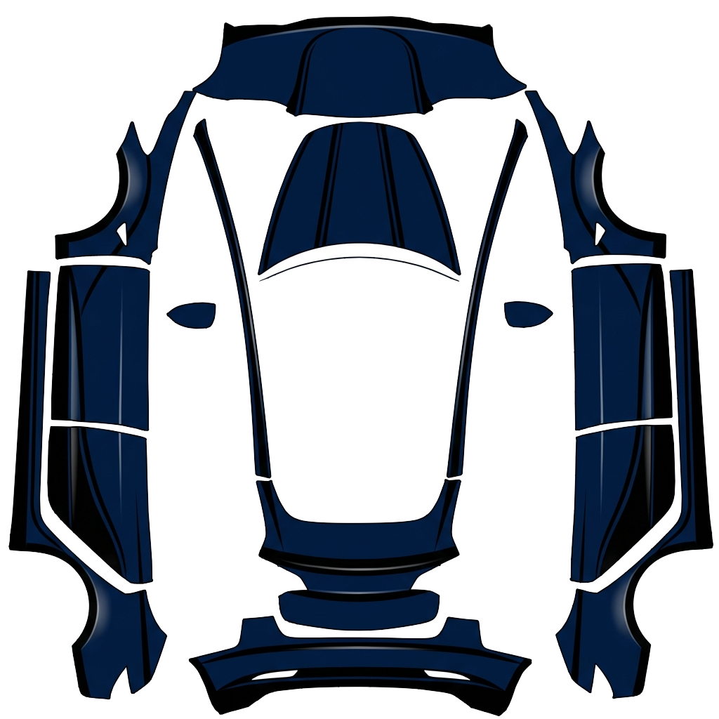 Model 3 Wrap Design - flat wrap PNG for Model 3 Paint Shop
