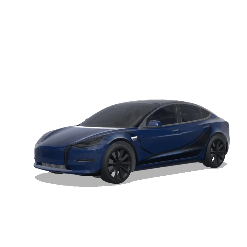Tesla Model 3 custom wrap design