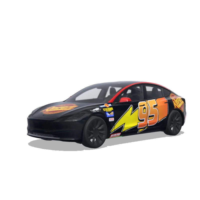 Mcqueen - Tesla Model 3 (2024+ Standard/Premium) wrap