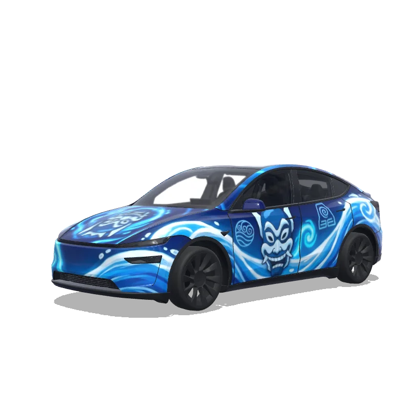Tesla Model Y (2025+ Premium) custom wrap design