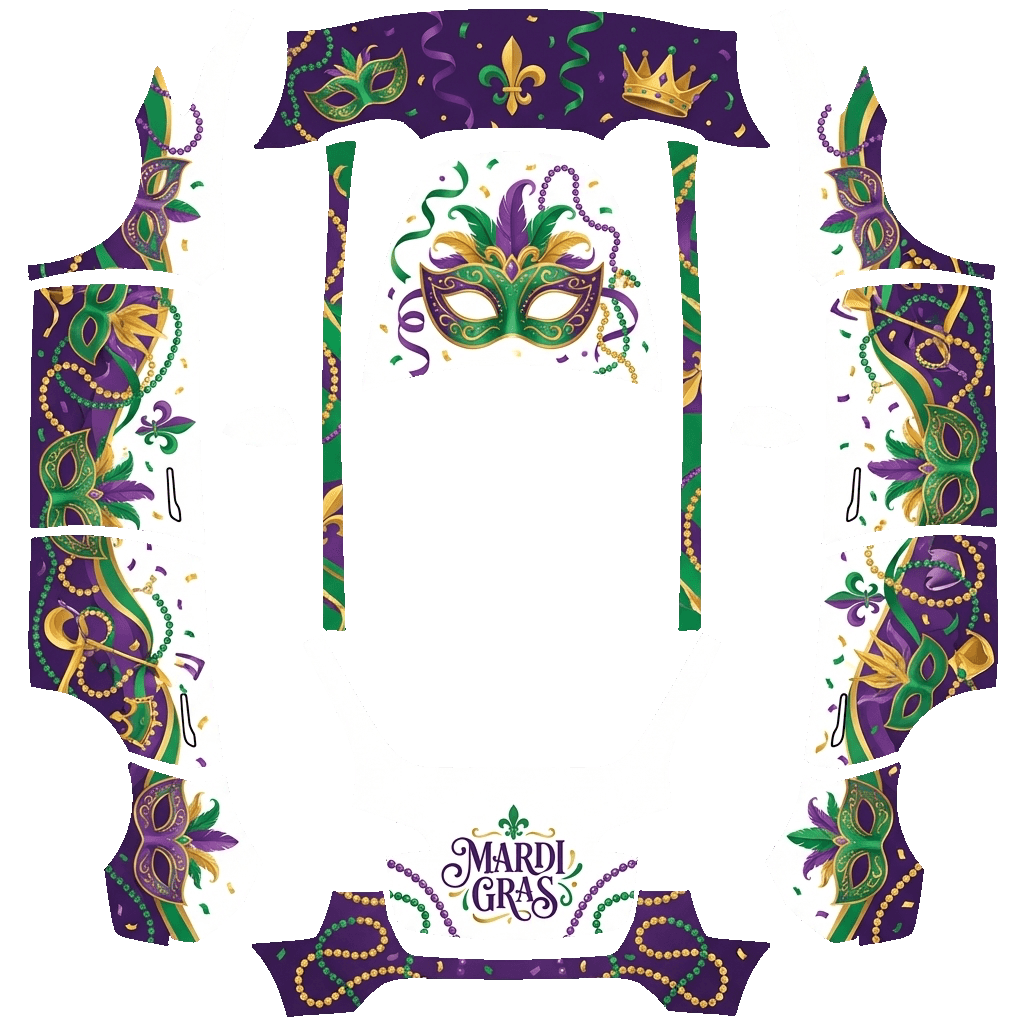 Model Y Wrap Design - flat wrap PNG for Model Y Paint Shop