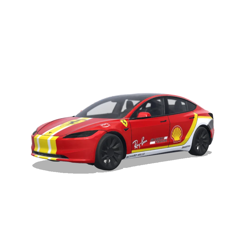 Tesla Model 3 (2024+ Standard/Premium) custom wrap design