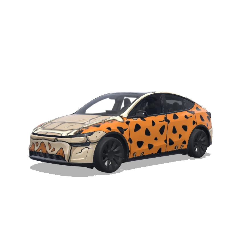 Tesla Model Y (2025+ Premium) custom wrap design