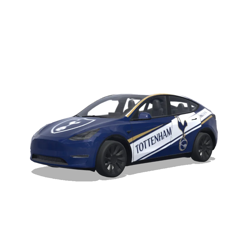 Tesla Model Y custom wrap design