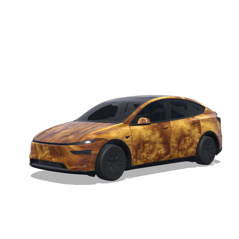 Tesla Model Y L custom wrap design