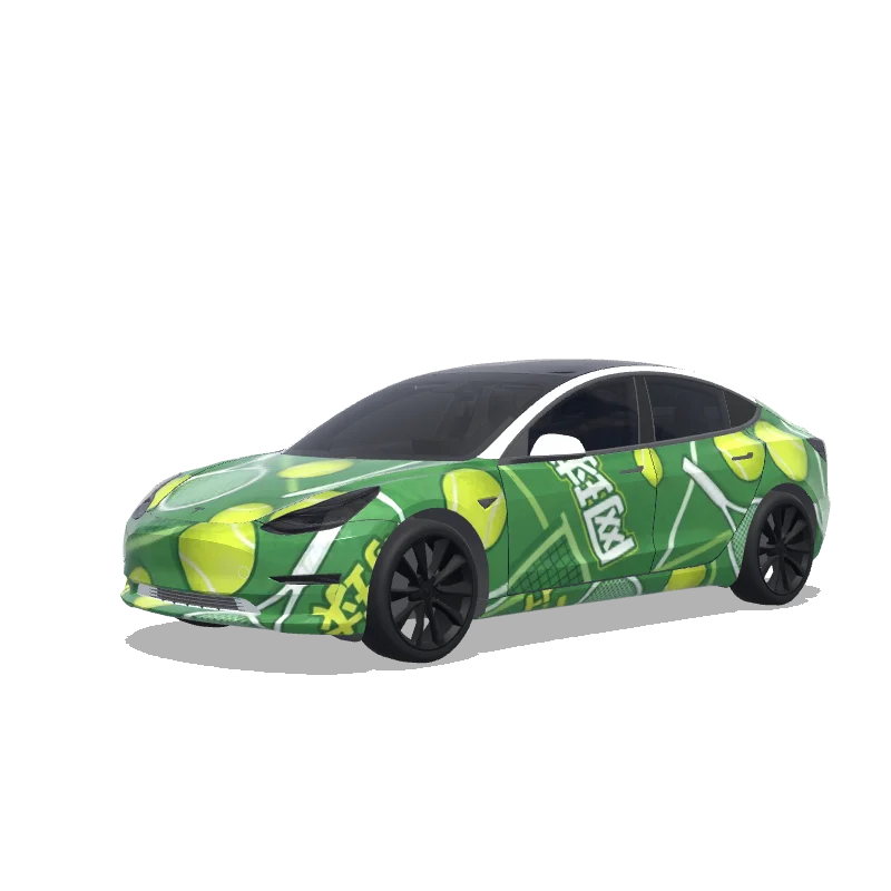 Tesla Model 3 custom wrap design