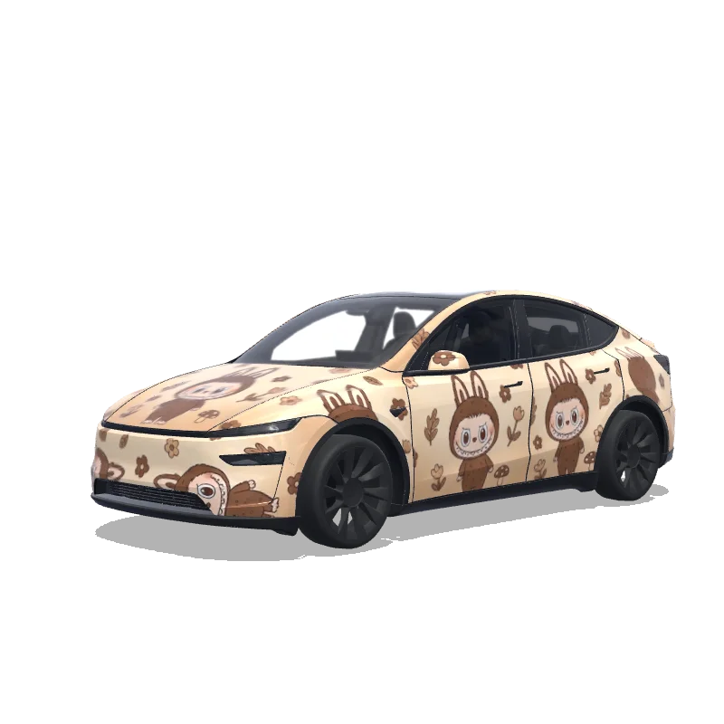 Tesla Model Y (2025+ Premium) custom wrap design