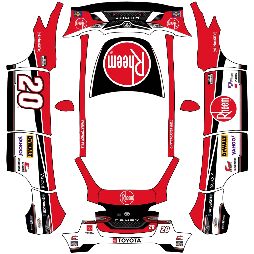 Model Y Wrap Design - flat wrap PNG for Model Y Paint Shop