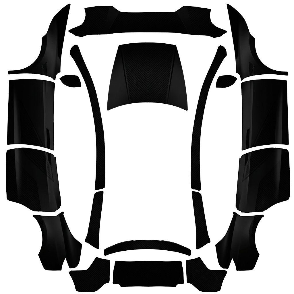 Model Y Wrap Design - flat wrap PNG for Model Y L Paint Shop