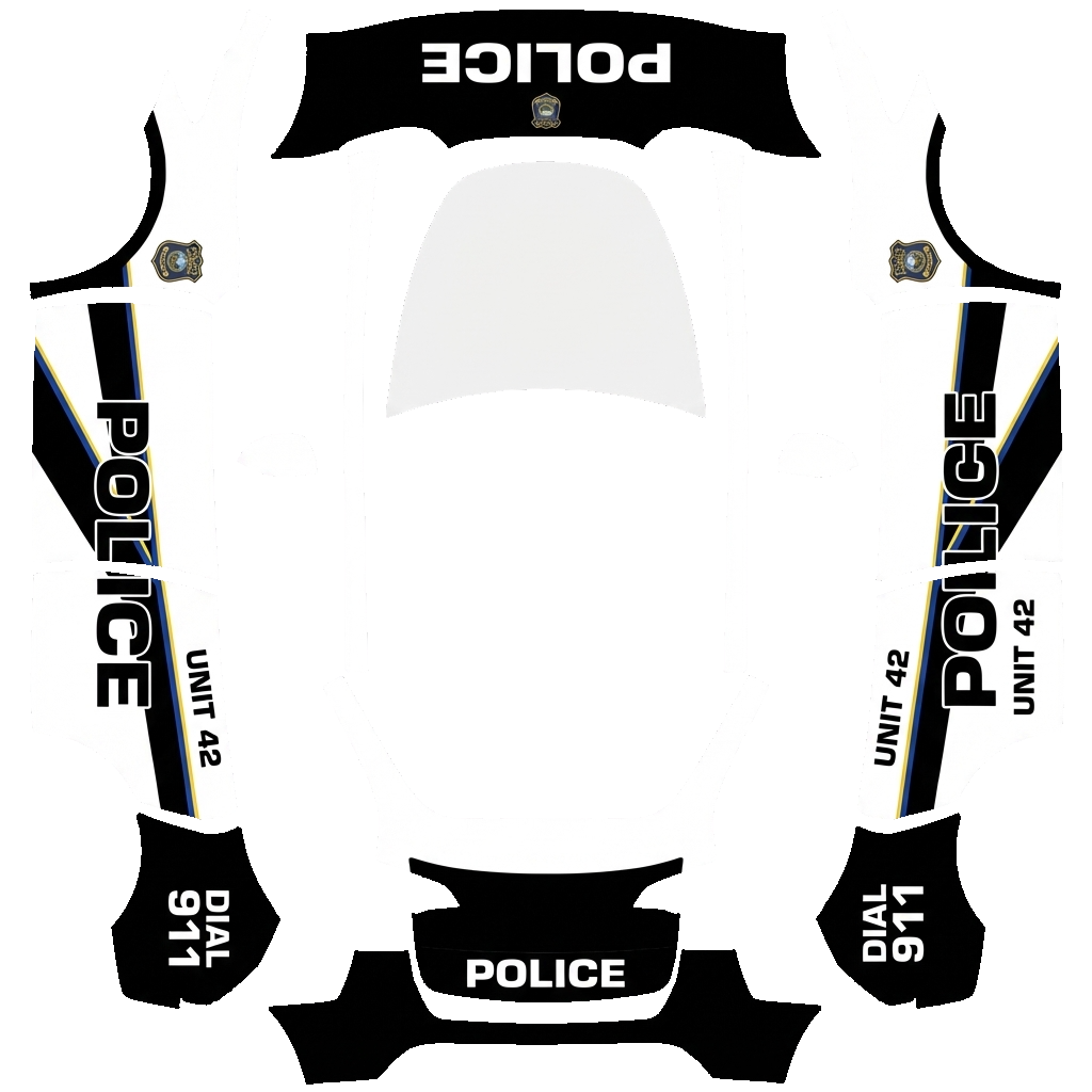 Model Y Wrap Design - flat wrap PNG for Model Y Paint Shop