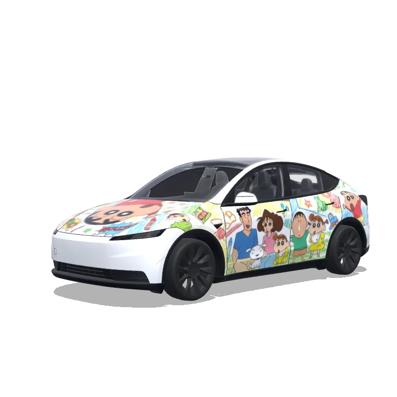 Tesla Model Y (2025+ Standard) custom wrap design
