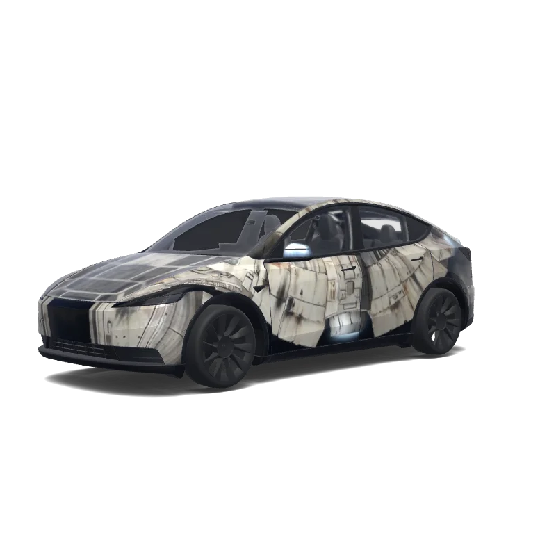 Tesla Model Y (2025+ Standard) custom wrap design