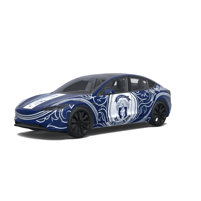 Individuelles Folierungsdesign für Tesla Model 3 (2024+ Performance)
