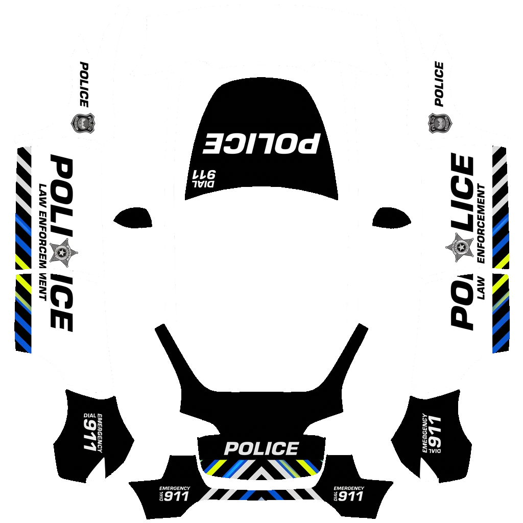 Diseño de vinilo para Model Y - flat wrap PNG for Model Y Paint Shop