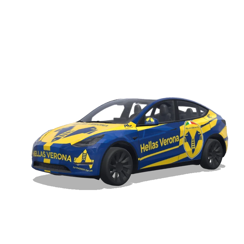 Tesla Model Y custom wrap design