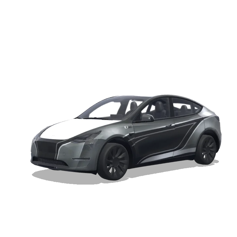 Tesla Model Y custom wrap design
