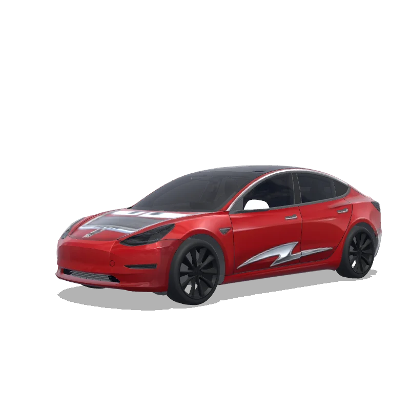 Tesla Model 3 custom wrap design