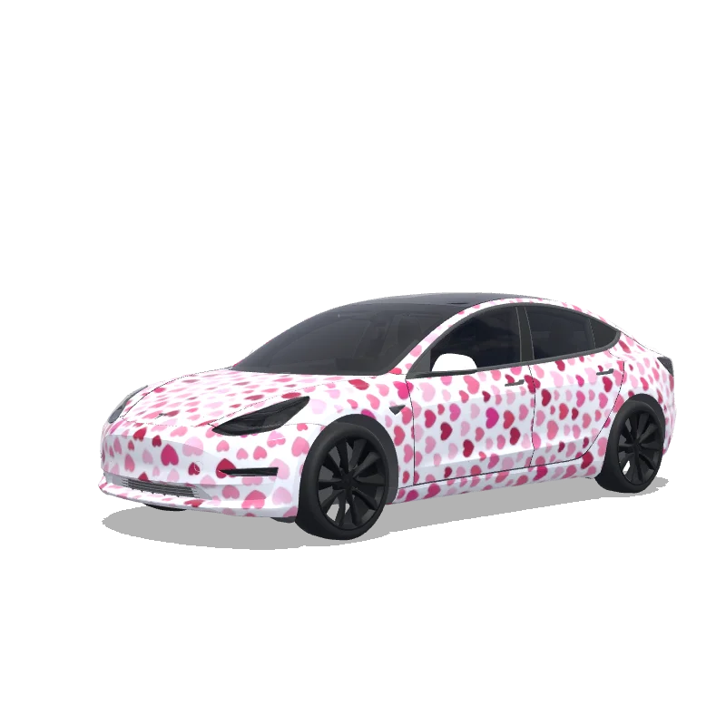 Tesla Model 3 custom wrap design