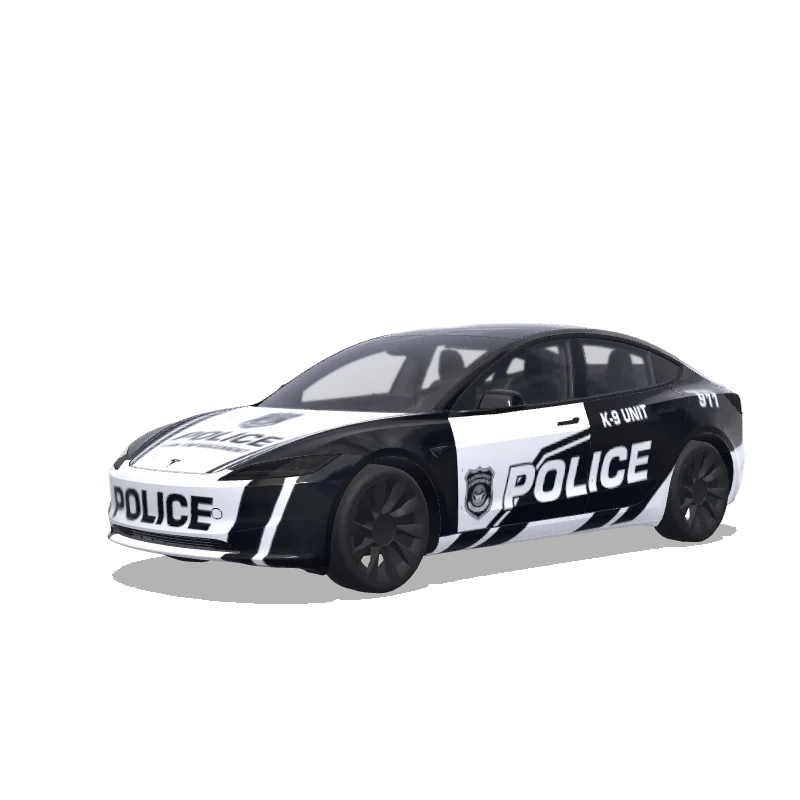 Tesla Model 3 (2024+ Standard/Premium) custom wrap design
