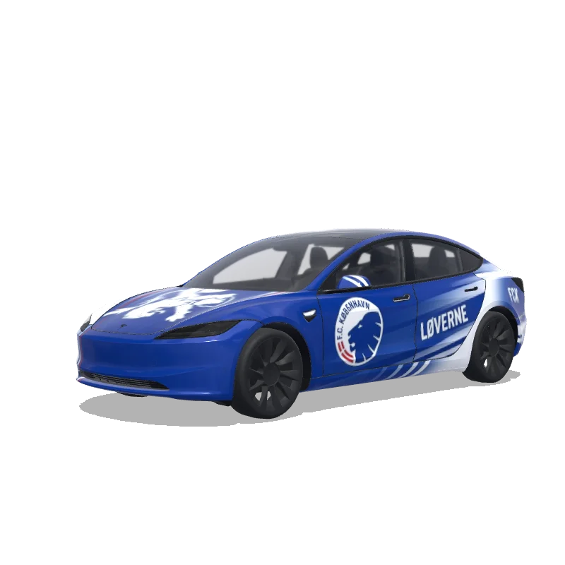 Tesla Model 3 (2024+ Standard/Premium) custom wrap design