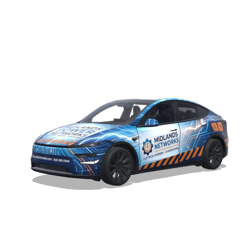 Tesla Model Y (2025+ Premium) custom wrap design