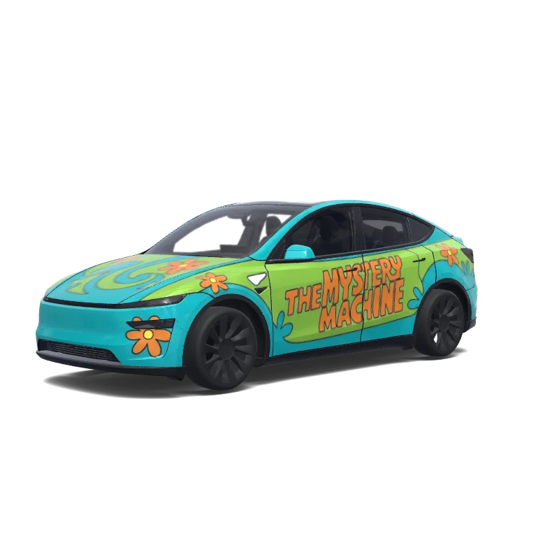Tesla Model Y (2025+ Premium) custom wrap design
