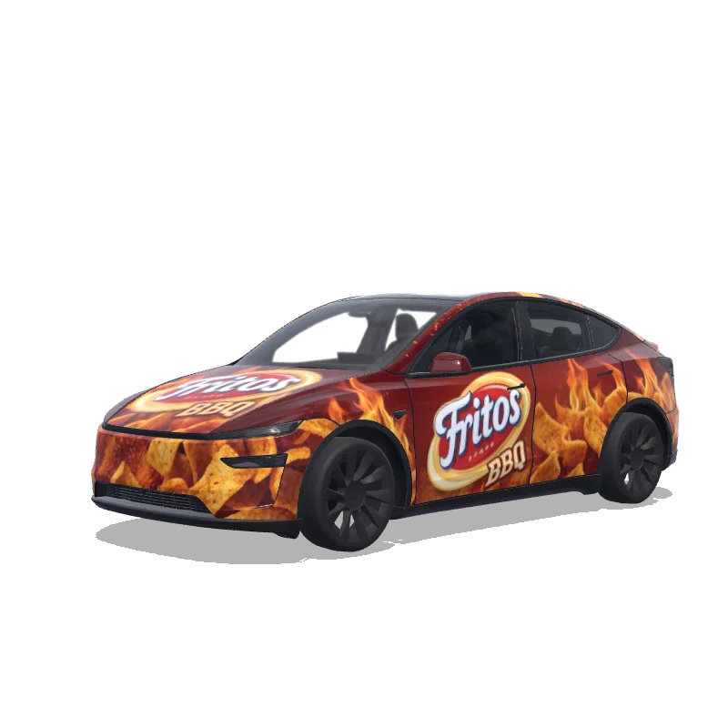 Tesla Model Y (2025+ Premium) custom wrap design