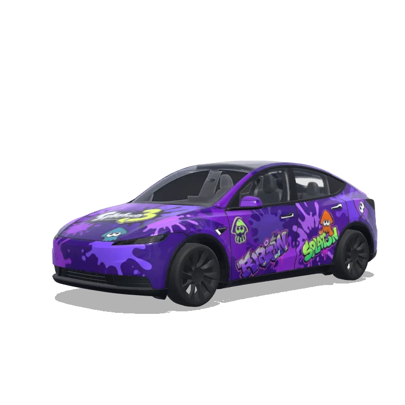 Tesla Model Y (2025+ Standard) custom wrap design