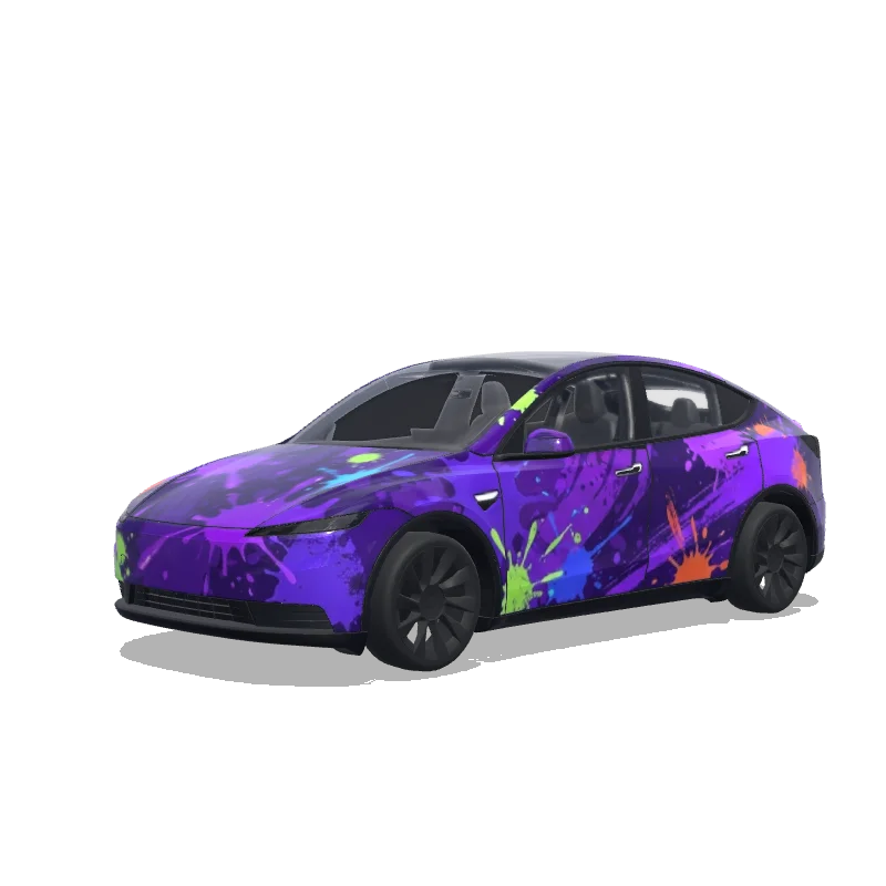 Tesla Model Y (2025+ Standard) custom wrap design
