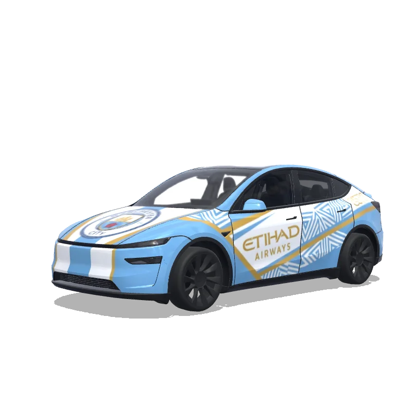 Tesla Model Y (2025+ Premium) custom wrap design