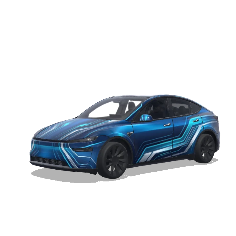 Tesla Model Y (2025+ Premium) custom wrap design