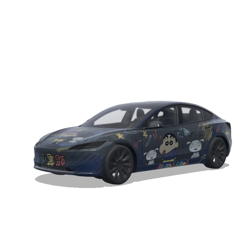 Tesla Model 3 (2024+ Standard/Premium) custom wrap design