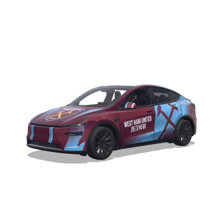 Tesla Model Y (2025+ Premium) custom wrap design