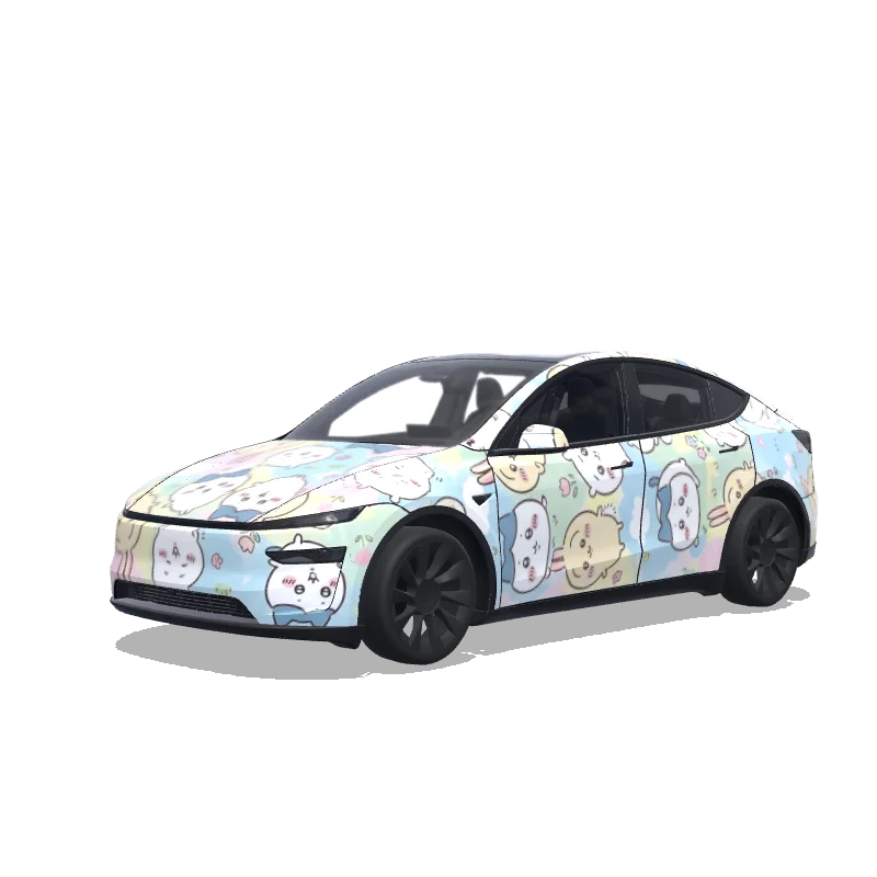 Tesla Model Y (2025+ Premium) custom wrap design