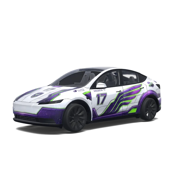 Tesla Model Y (2025+ Standard) custom wrap design