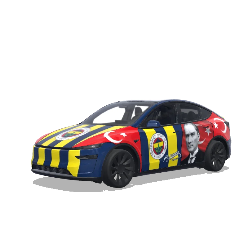 Diseño de wrap personalizado para Tesla Model Y (2025+ Premium)