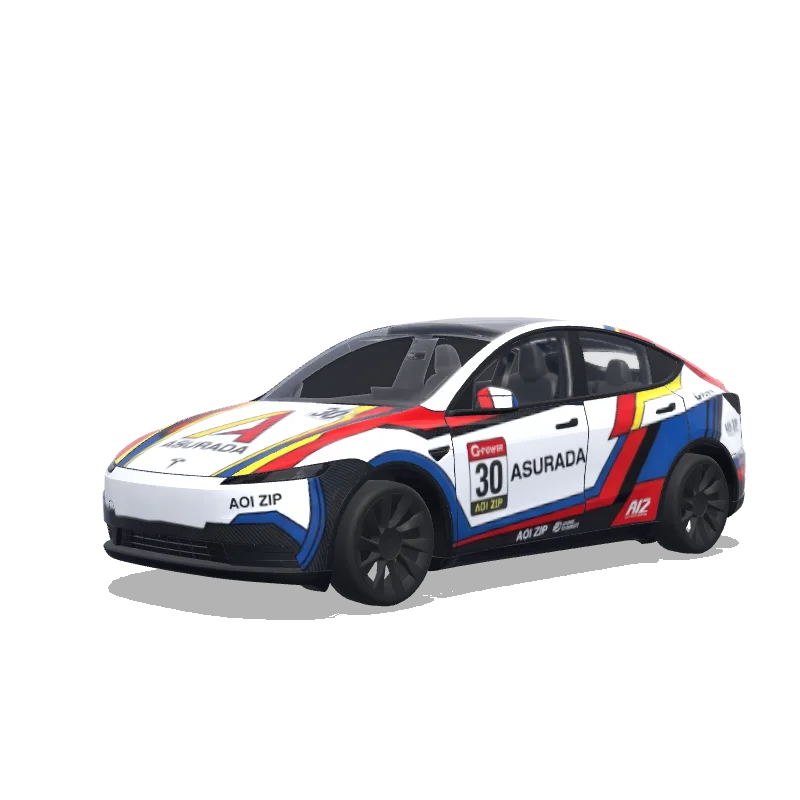 Tesla Model Y (2025+ Standard) custom wrap design