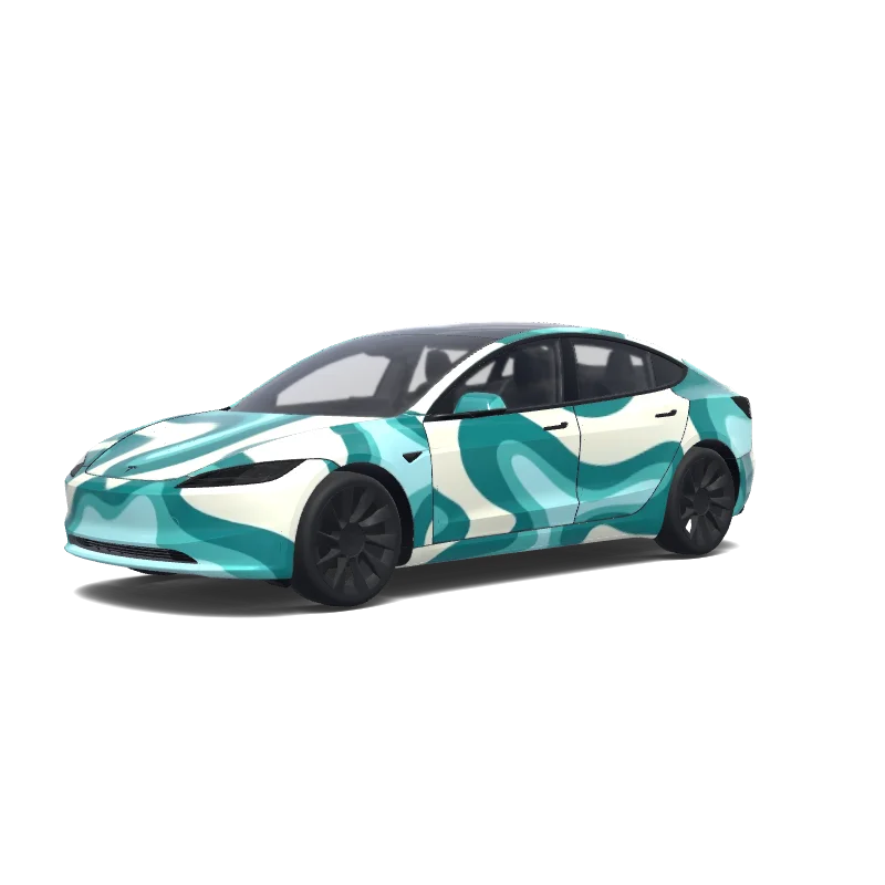 Individuelles Folierungsdesign für Tesla Model 3 (2024+ Standard/Premium)