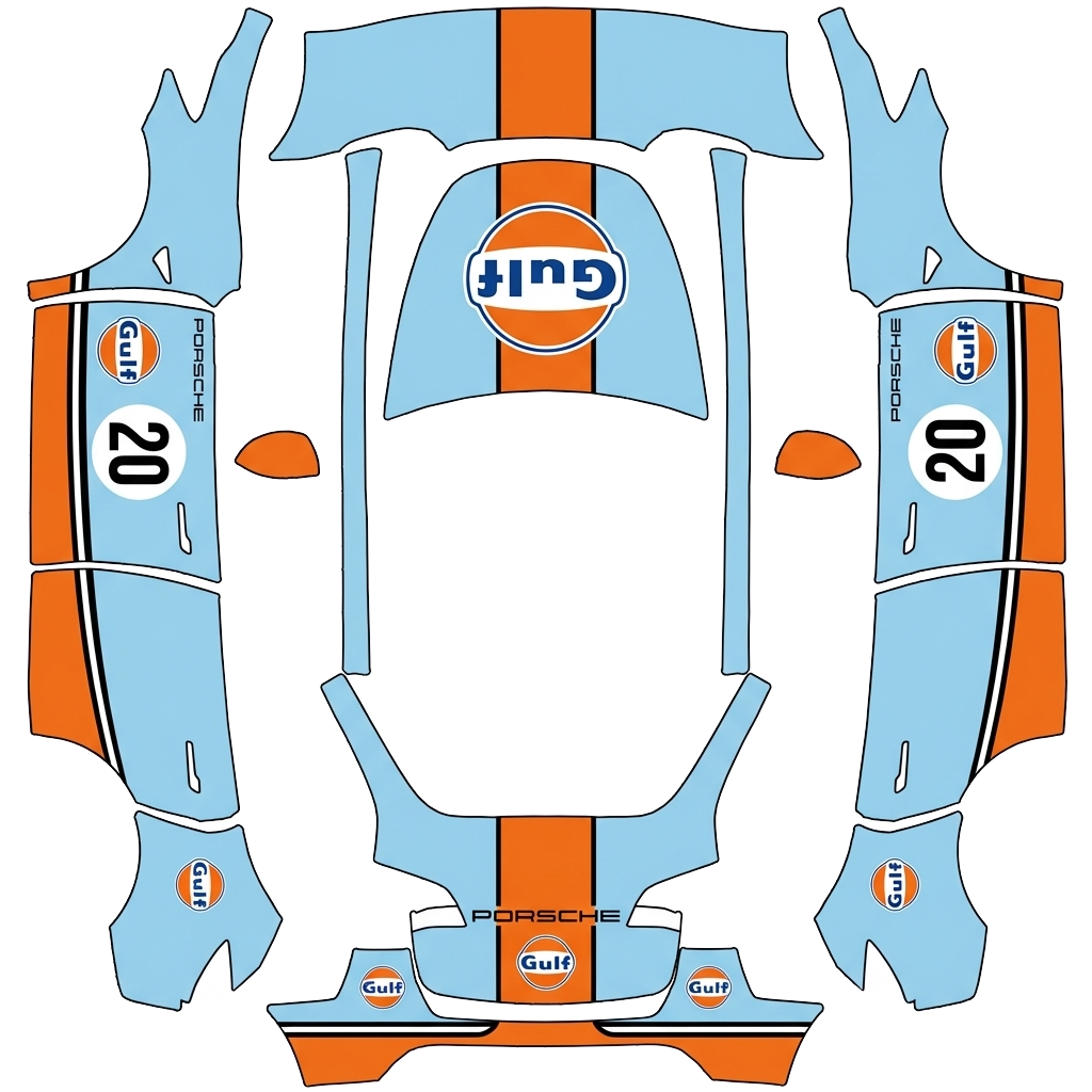 Model Y Wrap Design - flat wrap PNG for Model Y Paint Shop