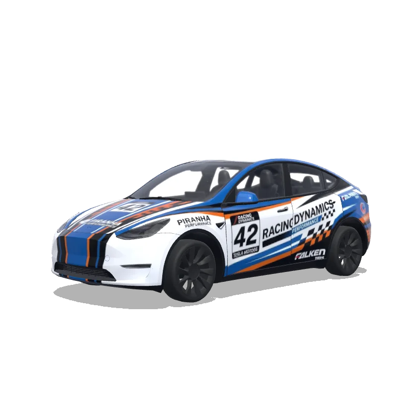 Tesla Model Y custom wrap design