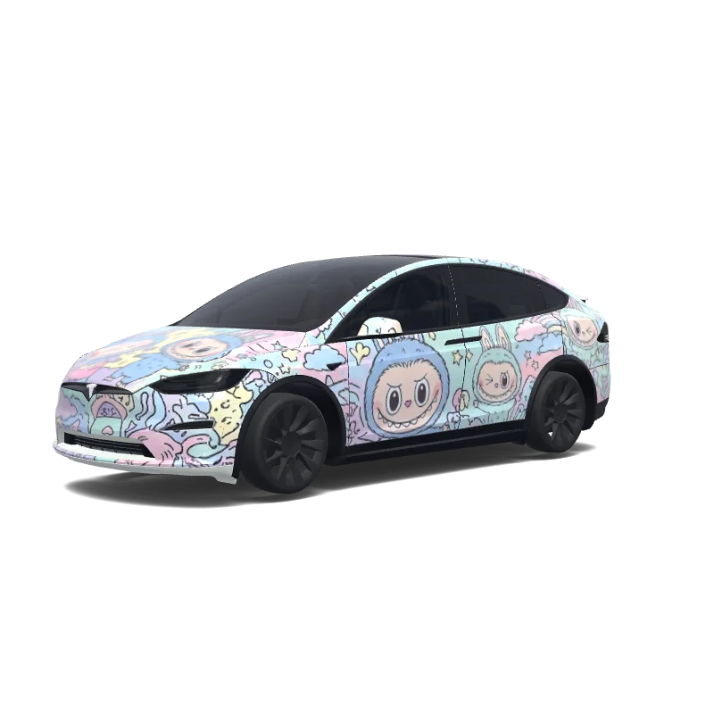 Tesla Model X (2021+) カスタムラップデザイン