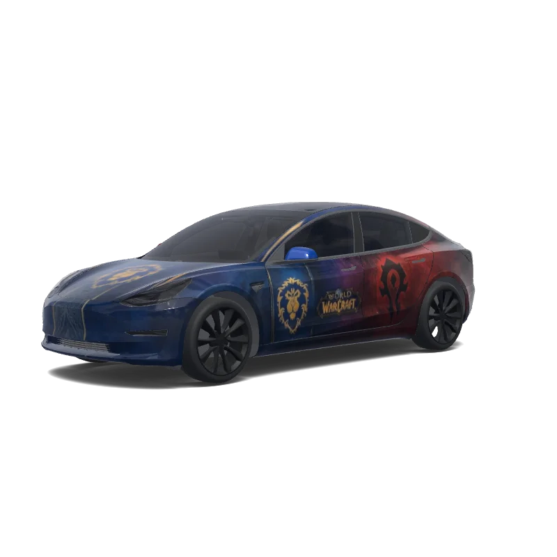 Tesla Model 3 custom wrap design