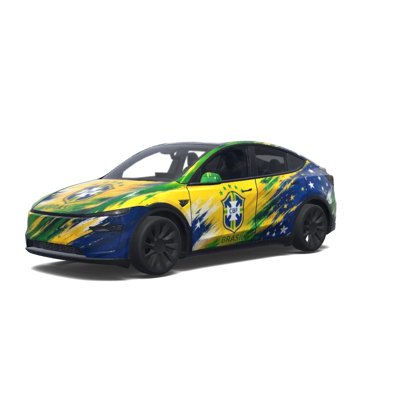 Tesla Model Y (2025+ Premium) custom wrap design