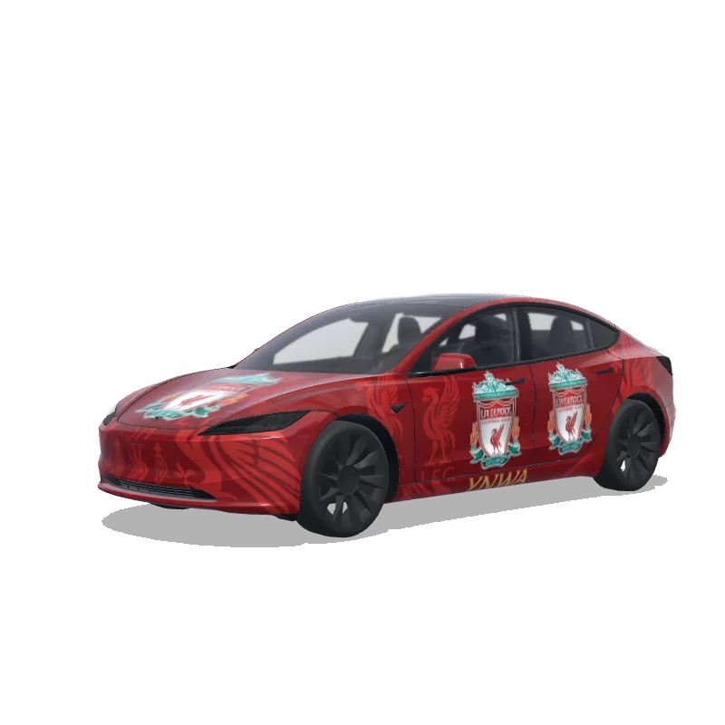 Tesla Model 3 (2024+ Standard/Premium) custom wrap design
